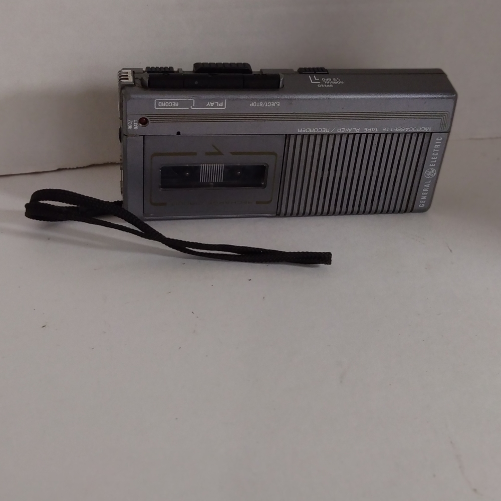 General Electric Gray Micro Cassetter Recorder